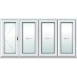 4 Pane uPVC Bifolding Door