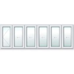 6 Pane uPVC Bifolding Door