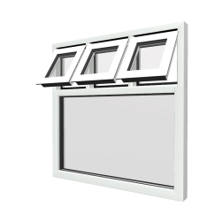 Style 39 White Aluminium Window