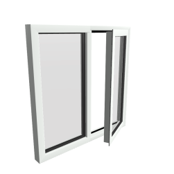 Style 17 White Aluminium Window