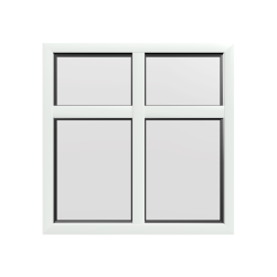 Style 18 White Aluminium Window
