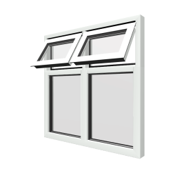 Style 21 White Aluminium Window
