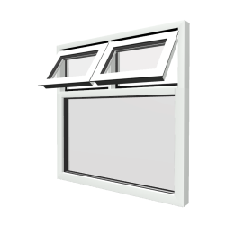 Style 20 White Aluminium Window