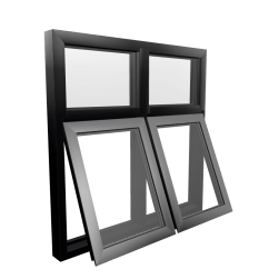 Style 31 Black Aluminium Window