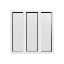 Style 35 White Aluminium Window