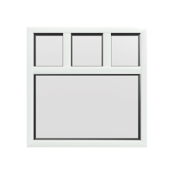 Style 36 White Aluminium Window