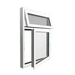 Style 12 White Aluminium Window