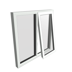 Style 14 White Aluminium Window