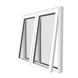 Style 15 White Aluminium Window