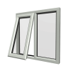 uPVC Window Agate Grey
