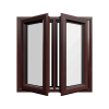uPVC Window Rosewood Woodgrain