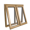 uPVC Window Irish Oak