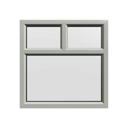 uPVC Window Agate Grey