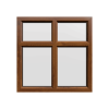 uPVC Window Golden Oak