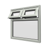 uPVC Window Agate Grey