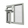 uPVC Window Agate Grey