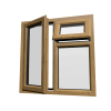 uPVC Window Irish Oak