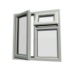 uPVC Window Agate Grey
