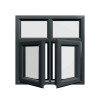 uPVC Window Anthracite Grey