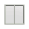 uPVC Window Agate Grey