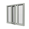uPVC Window Agate Grey