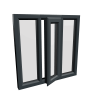 uPVC Window Anthracite Grey