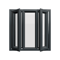 uPVC Window Anthracite Grey