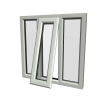 uPVC Window Agate Grey