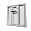 uPVC Window Agate Grey