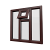 uPVC Window Rosewood Woodgrain