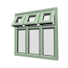uPVC Window Chartwell Green