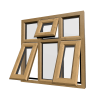 uPVC Window Irish Oak