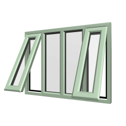 uPVC Window Chartwell Green