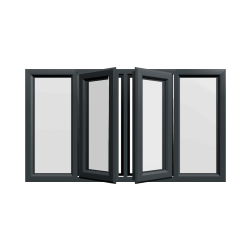 uPVC Window Anthracite Grey