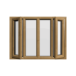 uPVC Window Irish Oak