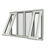 uPVC Window Agate Grey