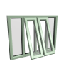 uPVC Window Chartwell Green