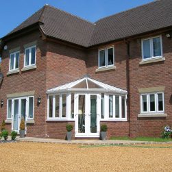 White uPVC French Doors