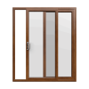 Golden Oak uPVC Sliding Door