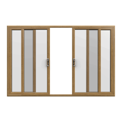 Irish Oak uPVC Sliding Door