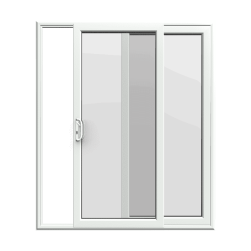 White uPVC Sliding Door