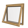 uPVC Window Irish Oak