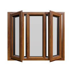 Casement 42 uPVC Window Golden Oak