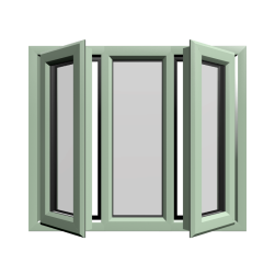 Casement 42 uPVC Window Chartwell Green