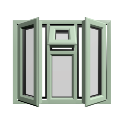 Casement 47 uPVC Window Chartwell Green