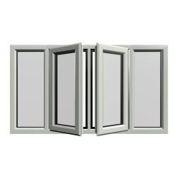 Casement 75 uPVC Window Agate Grey