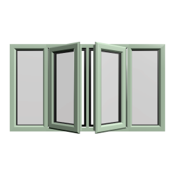 Casement 75 uPVC Window Chartwell Green